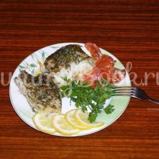 Рецепт палтуса запеченого