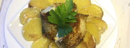 щука с картофелем в духовке. Шаг 7