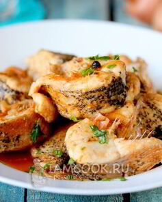 Щука тушеная в мультиварке