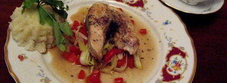 судак под медово-лимонным соусом с луком-пореем. Шаг 8