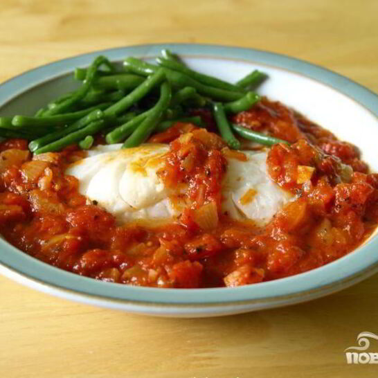 Рецепт трески в томатном соусе