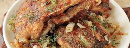 жареный лещ с луком. Шаг 9