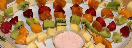 фруктовые шашлычки. Шаг 6