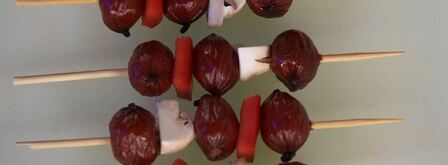 копченые шашлычки с овощами. Шаг 3