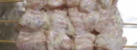 куриные шашлычки на шпажках в духовке для детей. Шаг 11