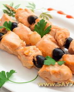 Шашлычки Домашние, маринованные в розовом соусе