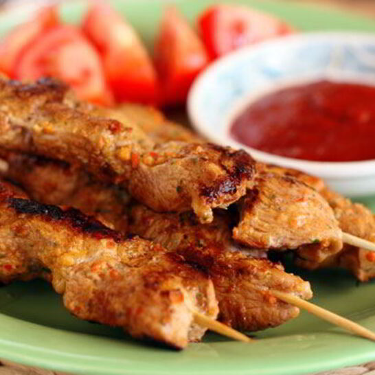 Рецепт шашлычков из индейки в имбирном маринаде