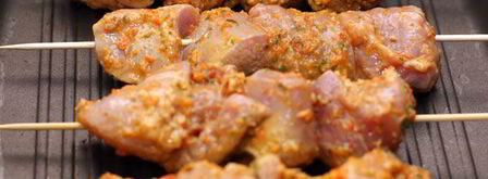 шашлычки из индейки в имбирном маринаде. Шаг 7