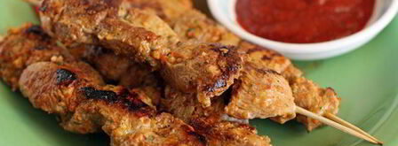 шашлычки из индейки в имбирном маринаде. Шаг 9