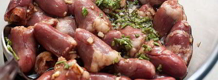 шашлычки из куриных сердечек. Шаг 3