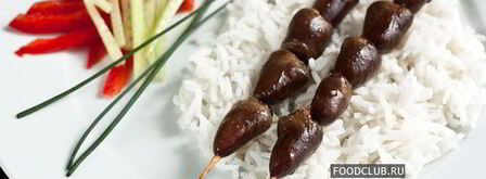 шашлычки из куриных сердечек. Шаг 6