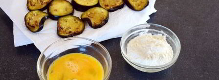 шашлык из баклажана в кляре с сыром. Шаг 11