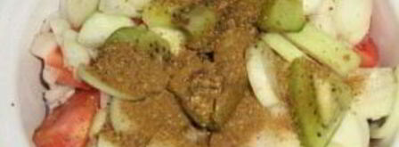 шашлык из говядины с киви. Шаг 3