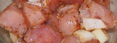 шашлык из индейки в пиве. Шаг 4