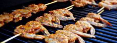 шашлык из креветок в пряном соусе. Шаг 4