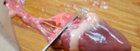 шашлык из куриных сердечек. Шаг 3