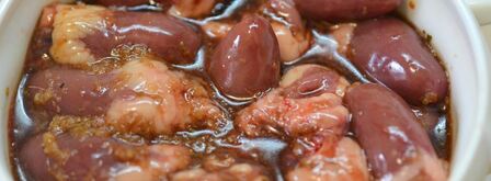 шашлык из куриных сердечек. Шаг 7