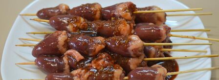 шашлык из куриных сердечек. Шаг 8