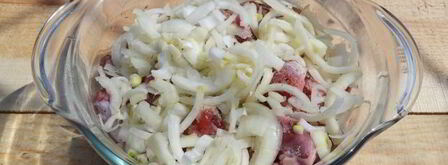 шашлык из куриных желудков. Шаг 6