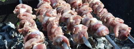 шашлык из куриных желудков. Шаг 10