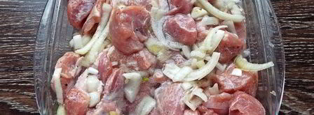 шашлык из свинины с лимоном и луком. Шаг 14