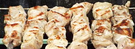 шашлык из свинины с лимоном и луком. Шаг 16