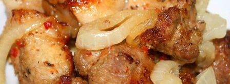 шашлык в духовке из свинины в рукаве. Шаг 7