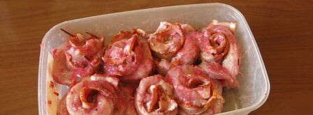 шашлык в кизиловом маринаде розы. Шаг 6