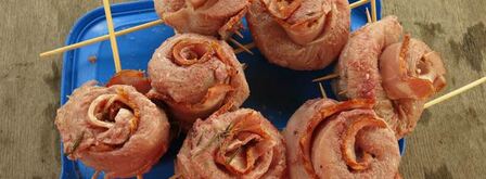 шашлык в кизиловом маринаде розы. Шаг 7