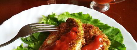 капустный шницель с томатным соусом. Шаг 8