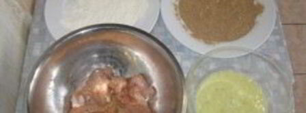 куриный шницель в панировке. Шаг 4