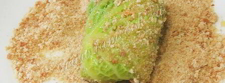 шницель из савойской капусты с сырной начинкой. Шаг 12