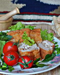 Шницель из свинины по-карагеоргиевски