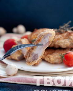 Шницель на сковороде