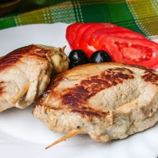 Рецепт шницеля с грибами