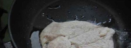 шницели куриные и печень с салатом. Шаг 6