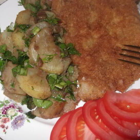 Рецепт свиного шницеля по-венски