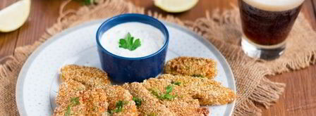 вегетарианский грибной шницель. Шаг 16