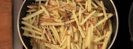 венскии шницель с жареным картофелем. Шаг 3