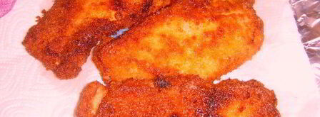 венский шницель с картофельным салатом. Шаг 9