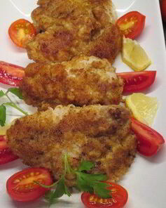 Венский шницель в кляре с хреном по-русски