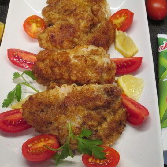 Рецепт венского шницеля в кляре с хреном по-русски