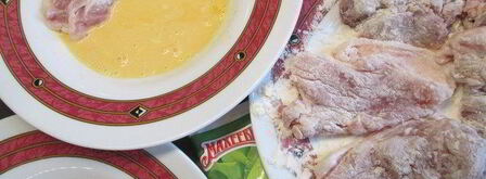 венский шницель в кляре с хреном по-русски. Шаг 4