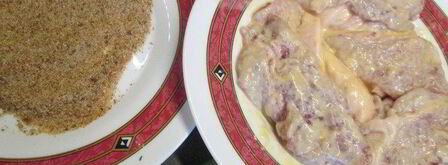 венский шницель в кляре с хреном по-русски. Шаг 5