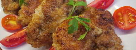 венский шницель в кляре с хреном по-русски. Шаг 7