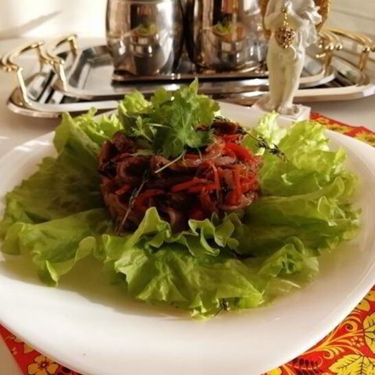 Рецепт собы — гречневой лапши с говядиной и овощами