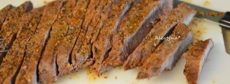 стейк флэт-айрон на сковороде. Шаг 4