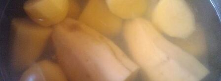 стейк из белой рыбы с пюре и весенним салатом. Шаг 3