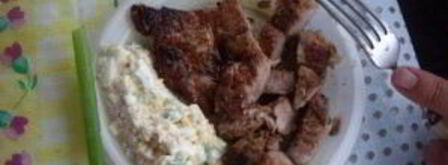 стейк из говядины на мангале. Шаг 7