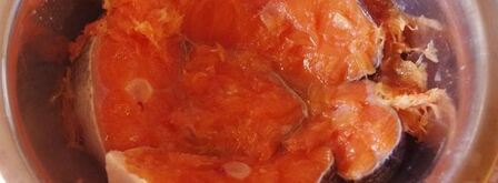 стейк из кижуча в соке красного апельсина. Шаг 7